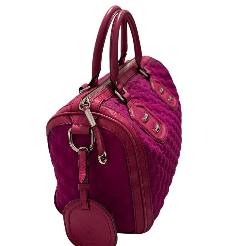 Elegant Pink Quilted Handbag - Picture 4 of 13